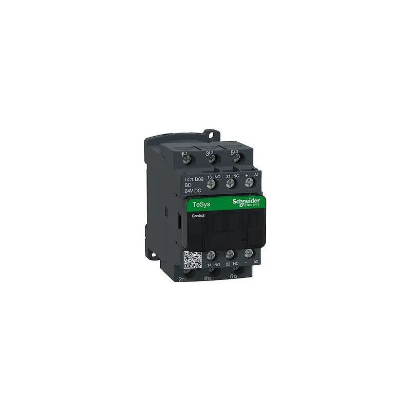 Contacteur TeSyS D - LC1D09BD - 3P-440V-9A - bobine 24Vcc - Schneider Electric