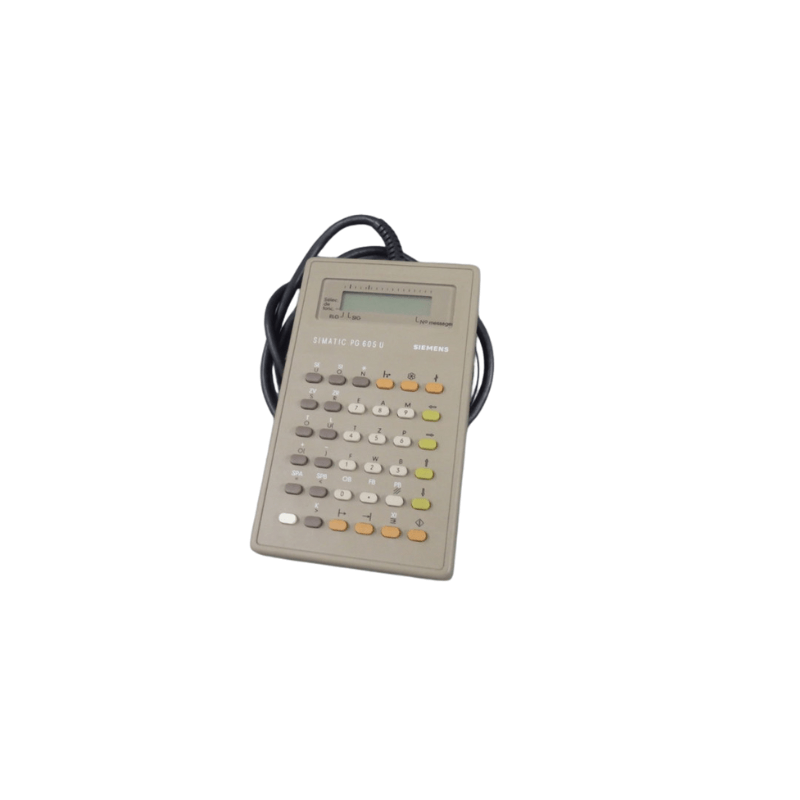 SIMATIC S5, PG 605U HAND-HELD PROGRAMMER 2 LINE DISPLAY ENG SIMATIC S5, PG 605U HAND-HELD PROGRAMMER 2 LINE DISPLAY ENG