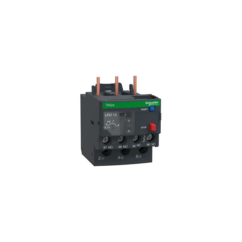 Relais de protection thermique TeSyS - 5,5..8A - LRD12 - 8A - Schneider ElectricA 8A Relais de protection thermique TeSyS - 5,5..8A - LRD12 - 8A - Schneider ElectricA 8A