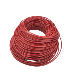 Fil souple H07VK 1,5 mm&sup2; Rouge en couronne de 100m
