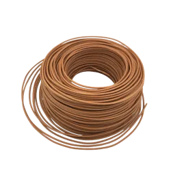 Fil rigide H07VU 1,5 mm&sup2; Marron en couronne de 100m